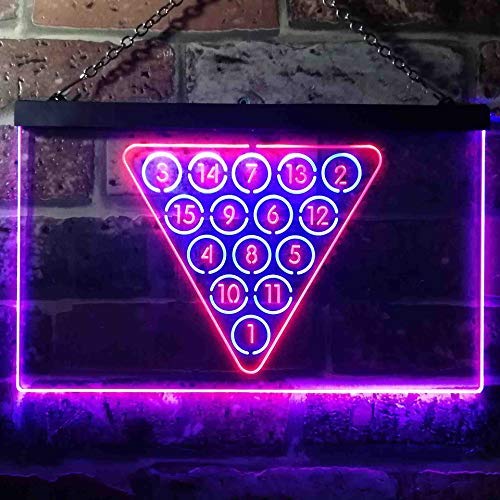 Pinball Game Room Dual LED Neon Light Sign